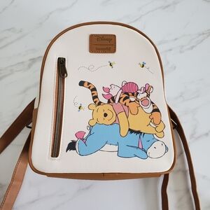 Disney Loungefly Winnie the Pooh and Friends Sleeping Mini Backpack EUC